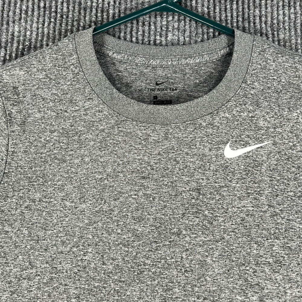 Nike Shirt Womens Small Gray Short Sleeve Dri Fit Active Workout Casual Light